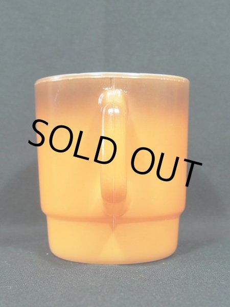 画像2: 60s-70s【FireKing】スタッキングマグ・オレンジ (2)