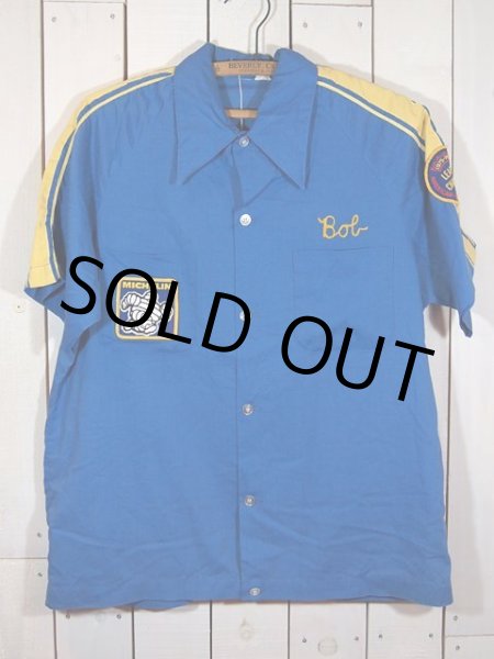 画像2: 1970s【Swingster】刺繍ボーリングシャツ　〝MICHELIN〟 (2)