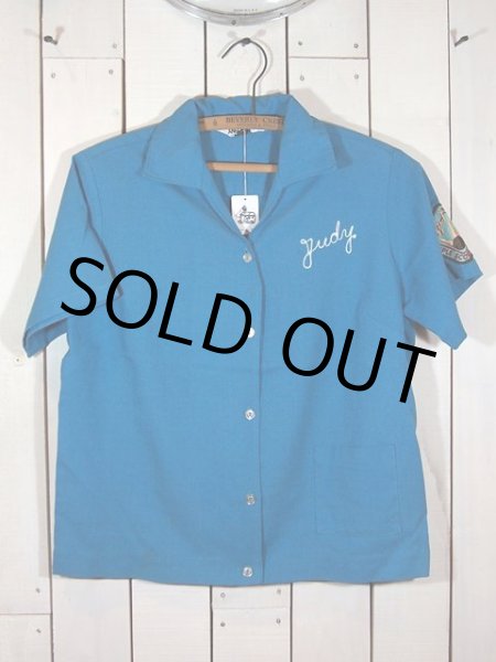 画像2: 1960s【ANGELTOWN】レーヨンボーリングシャツ (2)