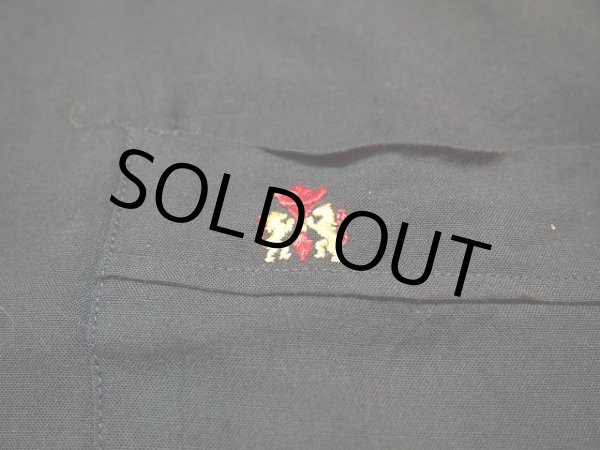 画像5: 1960s【SandyMacDonald】ブラックレーヨンシャツ (5)