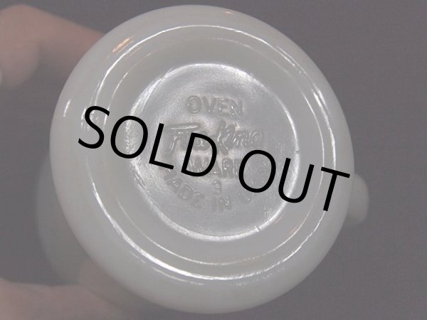 画像5: 50s【FireKing】Dハンドルマグ・ホワイト (5)