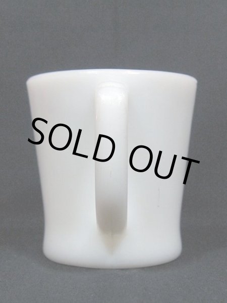 画像2: 50s【FireKing】Dハンドルマグ・ホワイト (2)