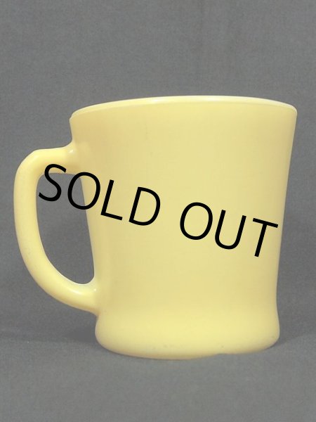 画像3: 60s【FireKing】Dハンドルマグ・イエロー (3)