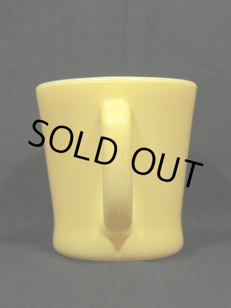 画像2: 60s【FireKing】Dハンドルマグ・イエロー (2)