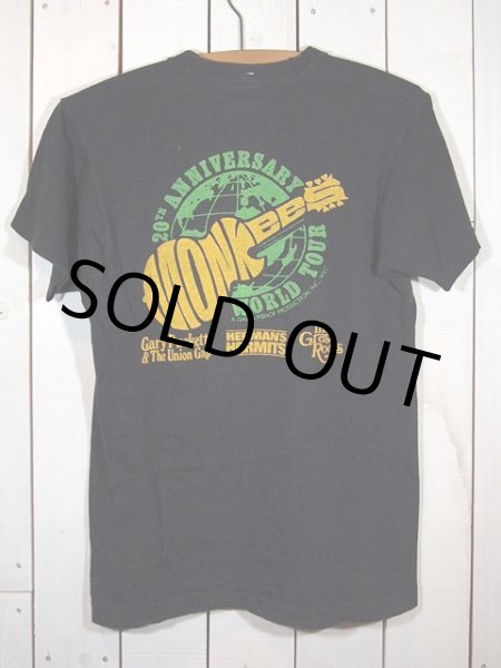 画像2: 1980s【MONKEES】20TH ANNIVERSARYツアーTシャツ (2)