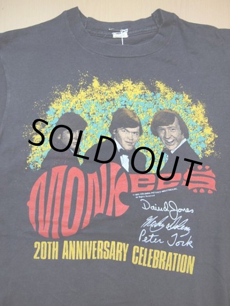 画像3: 1980s【MONKEES】20TH ANNIVERSARYツアーTシャツ (3)