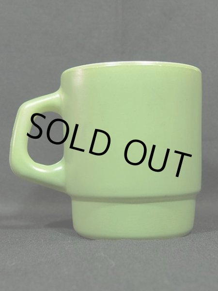 画像3: 60s【FireKing】スタッキングマグ・グリーン (3)