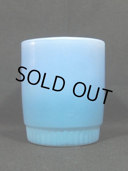 画像4: 60s-70s【FireKing】リブボトムマグ・ライトブルー (4)