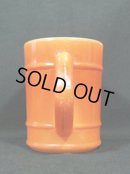 画像2: 60s-70s【FireKing】バレルマグ・ブラウン (2)