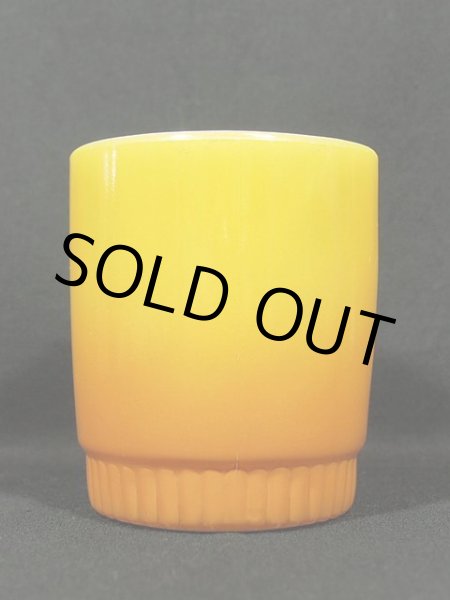 画像4: 60s-70s【FireKing】リブボトムマグ・イエロー (4)