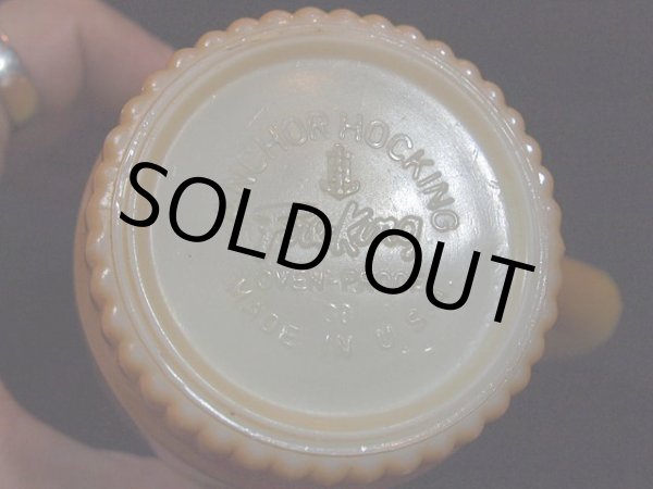 画像5: 60s-70s【FireKing】リブボトムマグ・イエロー (5)