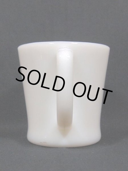 画像2: 40s-50s【FireKing】Dハンドルマグ・アイボリー (2)