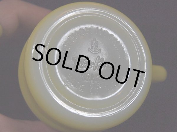 画像5: 60s【FireKing】スタッキングマグ・橙黄 (5)