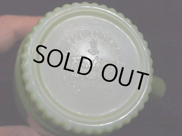 画像5: 60s-70s【FireKing】リブボトムマグ・グリーン (5)