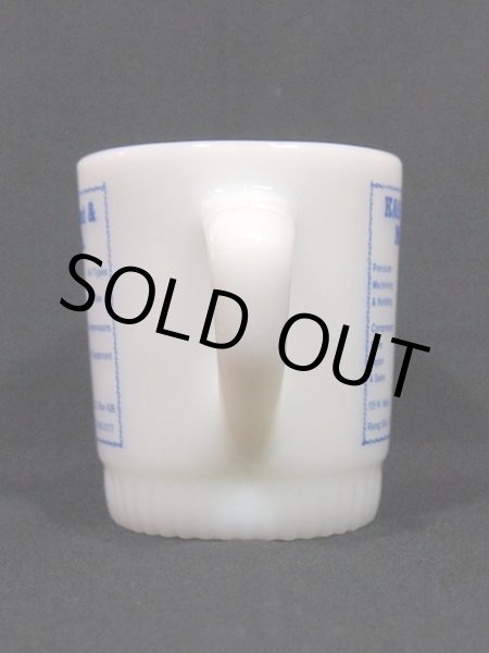 画像2: 60s-70s【FireKing】リブボトムマグ・K&S Equipment＆Machine Co. (2)