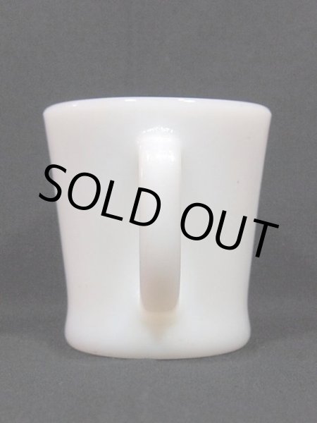 画像2: 60s【FireKing】Dハンドルマグ・ホワイト (2)