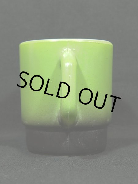 画像2: 60s【FireKing】スタッキングマグ・緑黒 (2)