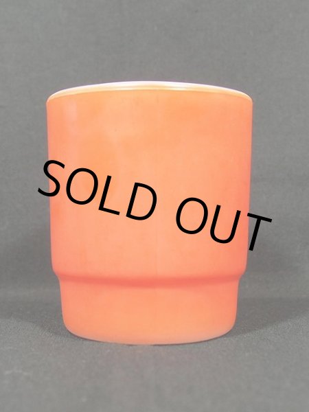 画像4: 70s-80s【FireKing】スタッキングマグ・オレンジ  (4)