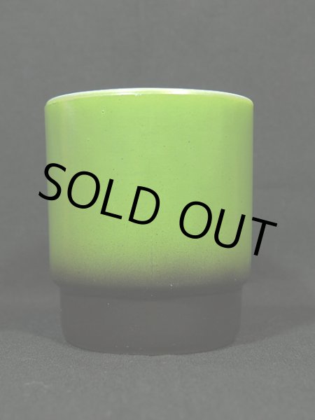 画像4: 60s【FireKing】スタッキングマグ・緑黒 (4)