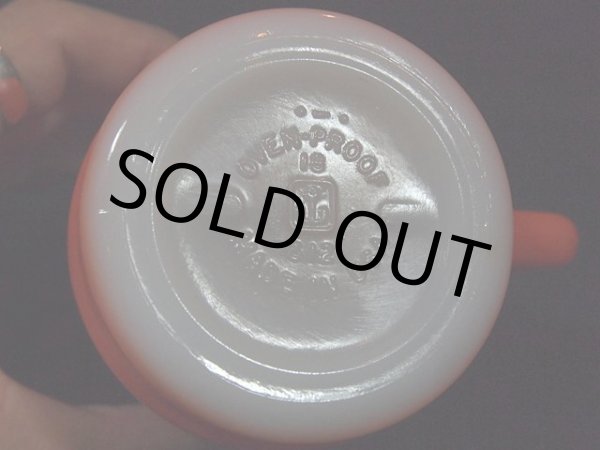 画像5: 70s-80s【FireKing】スタッキングマグ・オレンジ  (5)