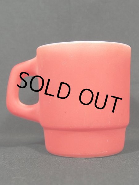 画像3: 70s-80s【FireKing】スタッキングマグ・レッド (3)