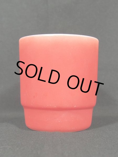 画像4: 70s-80s【FireKing】スタッキングマグ・レッド (4)