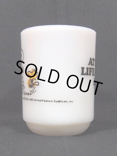 画像2: 60s‐70s【FireKing】スヌーピージョイ９オンスマグ  (2)