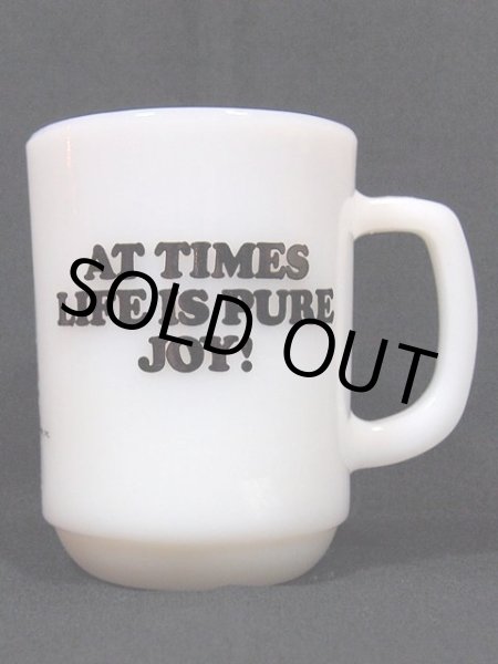 画像3: 60s‐70s【FireKing】スヌーピージョイ９オンスマグ  (3)