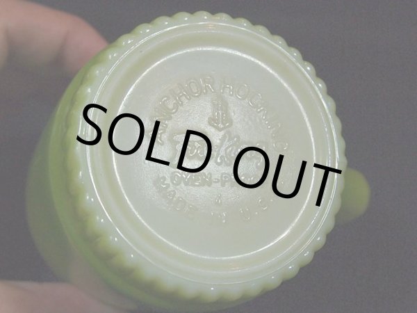 画像5: 60s-70s【FireKing】リブボトムマグ・ライトグリーン (5)