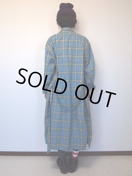 画像3: 1960s【BRENT】チェックガウン (3)