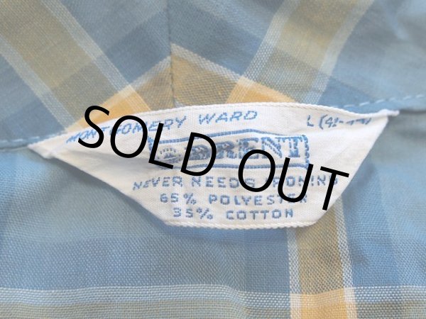 画像5: 1960s【BRENT】チェックガウン (5)