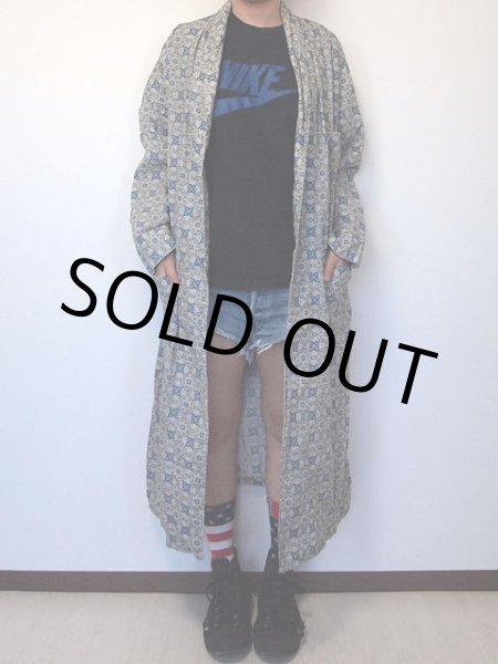 画像2: 1960s総柄コットンガウン (2)