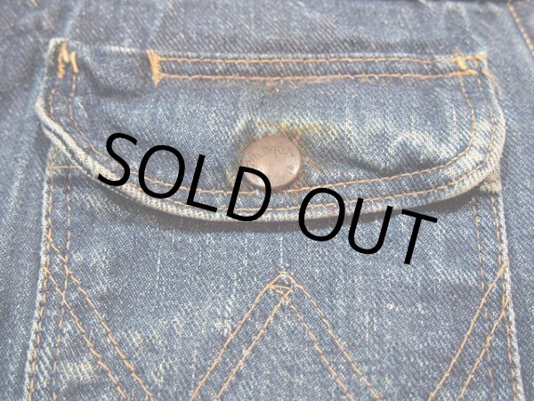 画像5: 1960s【Wrangler】縦ベル111MJデニムジャケット　Size34 (5)