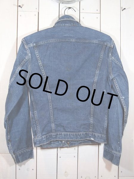 画像2: 1960s【Wrangler】縦ベル111MJデニムジャケット　Size34 (2)