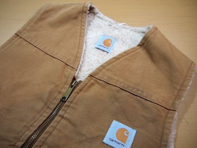 画像1: 1980s【Carhartt】ダックボアベスト