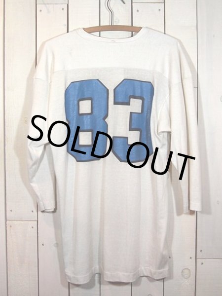 画像2: 1980s【Champion】ナンバリングフットボールTシャツ (2)