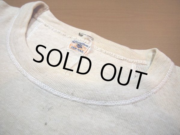 画像4: 1940sウール混アンダーシャツ (4)