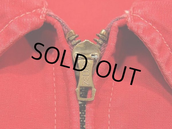 画像4: 1950s【DAN RIVER】コットンジャケット CROWNスプリングZIP (4)