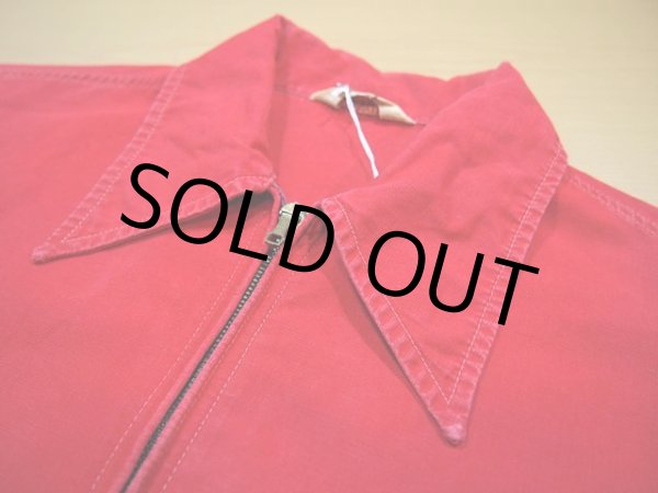 画像5: 1950s【DAN RIVER】コットンジャケット CROWNスプリングZIP (5)