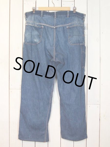 画像2: 1960s【Sears】デニムペインターパンツ (2)