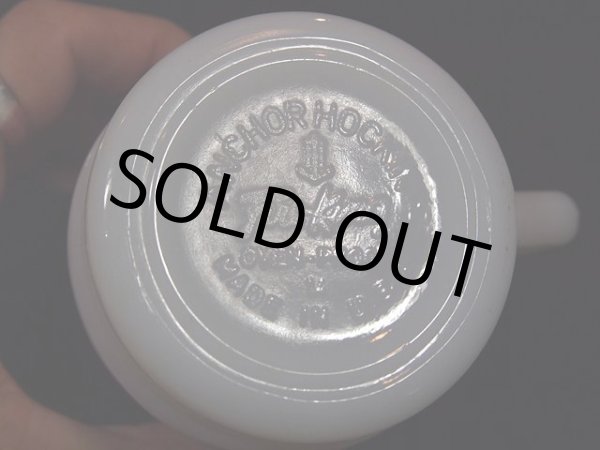 画像5: 60s-70s【FireKing】スタッキングマグ・ギンガムチェック(レッド) (5)