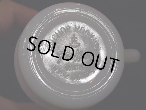 画像5: 60s【FireKing】スタッキングマグ・ギンガムチェック(レッド) (5)