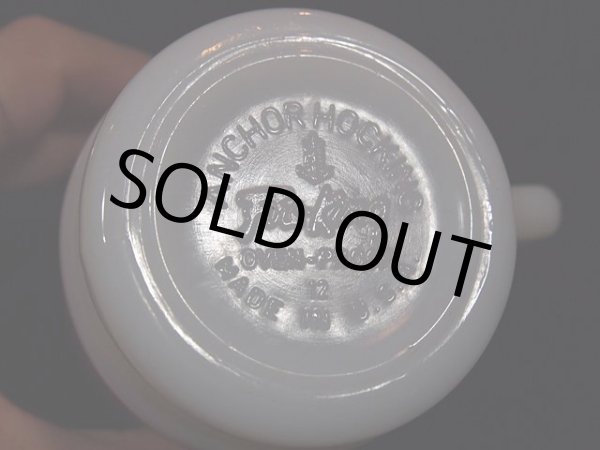 画像5: 60s-70s【FireKing】スタッキングマグ・ギンガムチェック(レッド) (5)