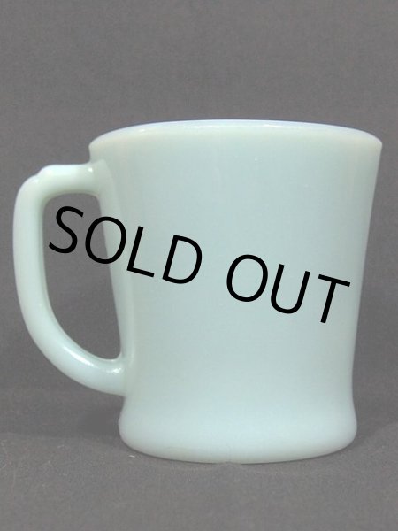 画像3: 50s【FireKing】Dハンドルマグ・ターコイズブルー (3)