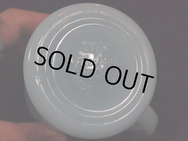 画像5: 50s【FireKing】Dハンドルマグ・ターコイズブルー (5)