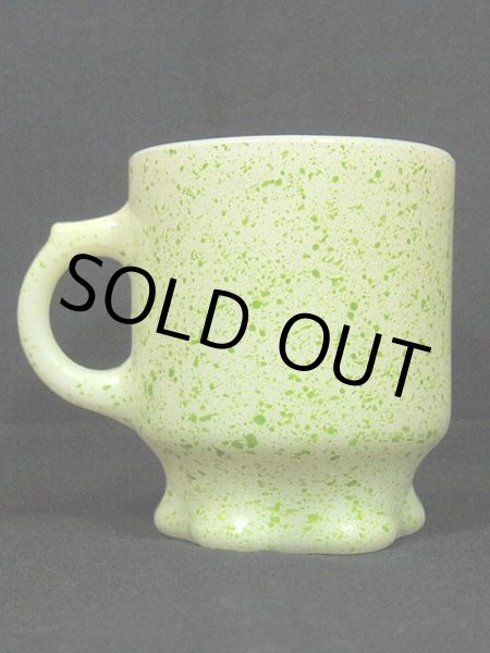 画像3: 60s-70s【FireKing】コンコードマグ・グリーンスプラッシュ (3)