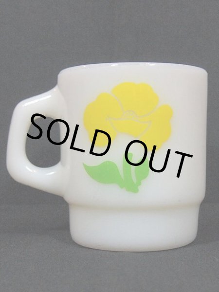 画像3: 60s-70s【FireKing】スタッキングマグ・ポピー (3)