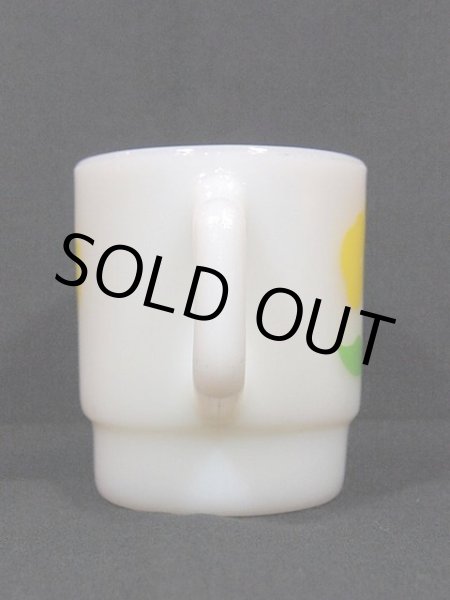 画像2: 60s-70s【FireKing】スタッキングマグ・ポピー (2)