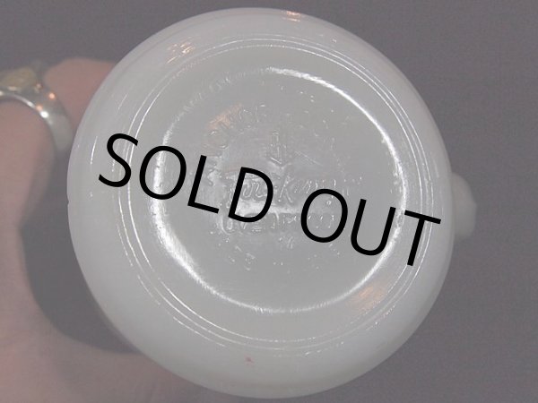 画像5: 60s-70s【FireKing】バレルマグ・ホワイト (5)