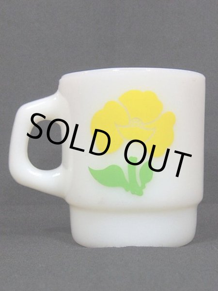 画像3: 60s-70s【FireKing】スタッキングマグ・ポピー (3)